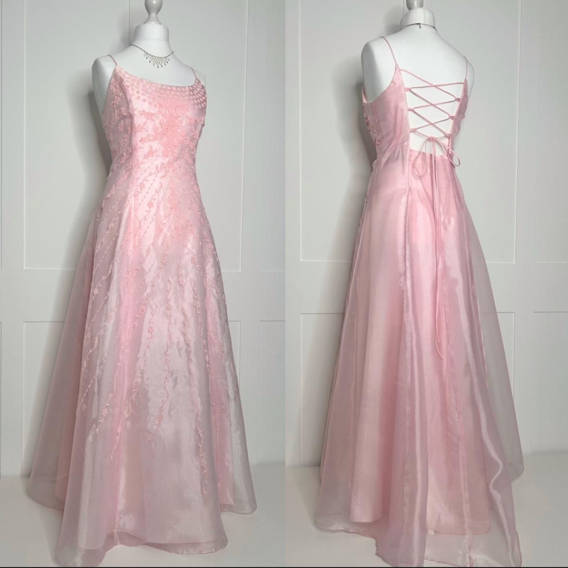 Elegant Ball Gown Spaghetti Strap Pink Tulle Formal Dress 18th Birthday Prom Dresses N2786
