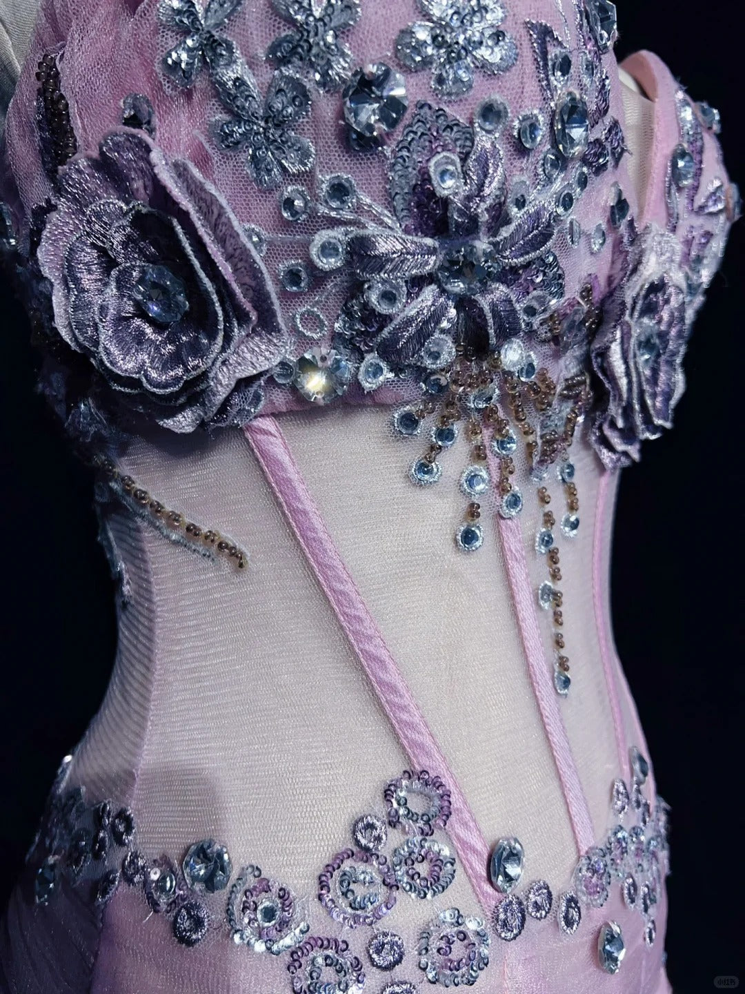 Modest Prom Dresses Mermaid Halter Lilac Tulle With Beading Lace Long Formal Evening Dress N3882