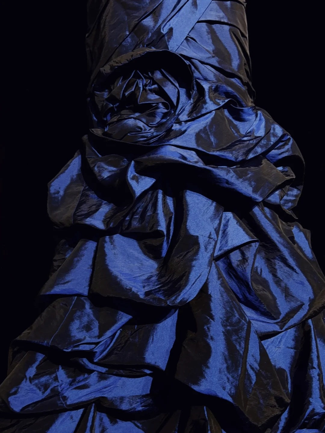 Vintage Prom Dresses Inspo Mermaid 90s One Shoulder Navy Blue With Ruffled For Women Formal Dress N3267
