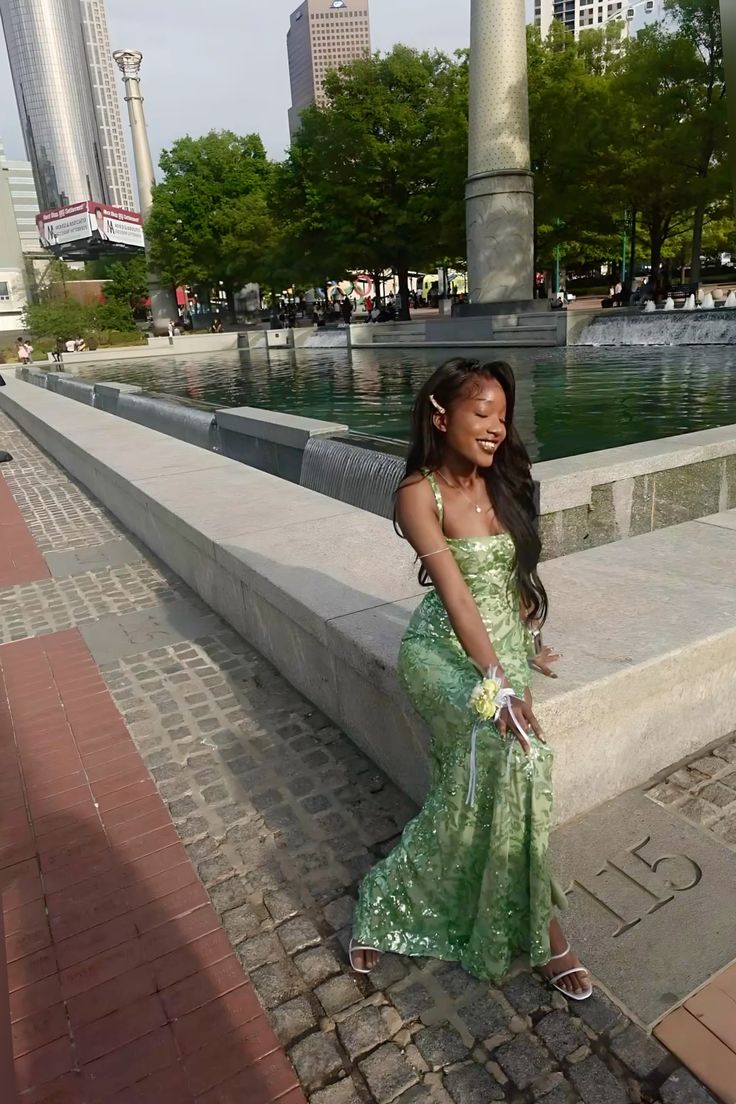 Sexy Prom Dresses Impress Mermaid Spaghetti Straps Sequins Sage Green Sequin Semi Formal Graduation Party Dress For Teens High Schools AB1956