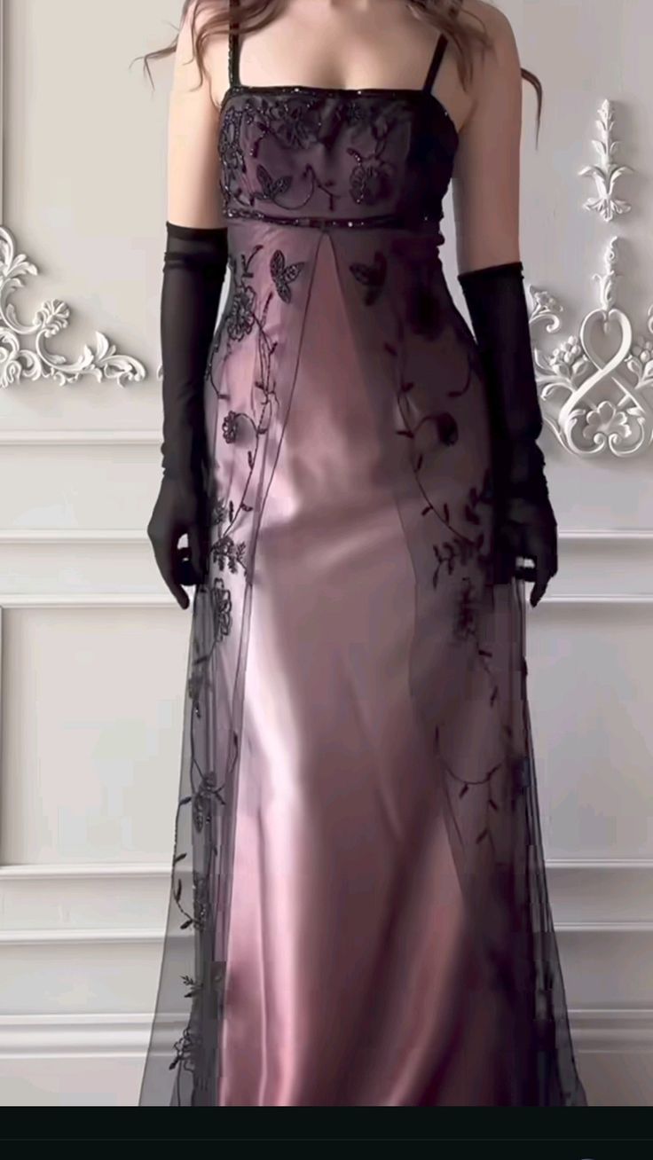 Delicate Beaded Long Tulle Elegant A line Evening Dress Formal Birthday Party Dress Prom Dress N1695