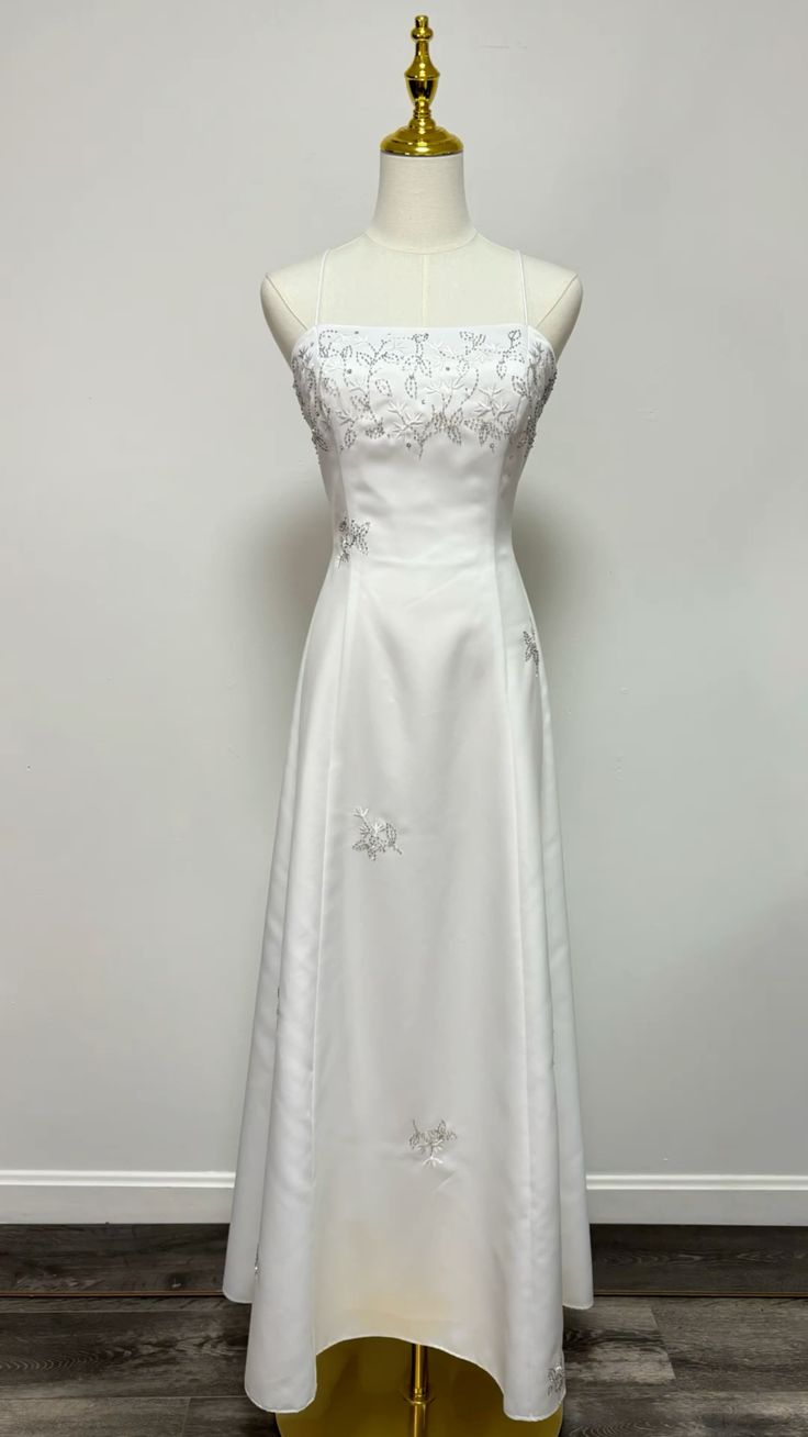 Sexy Ball Gown Strapless White Satin Formal Dress 18th Birthday Prom Dresses N2798