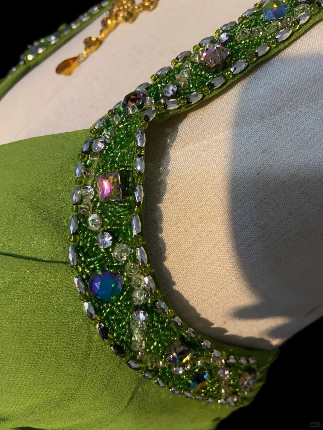 Modest Prom Dresses Mermaid Halter Olive Green With Beading Long Evening Outfits N3457