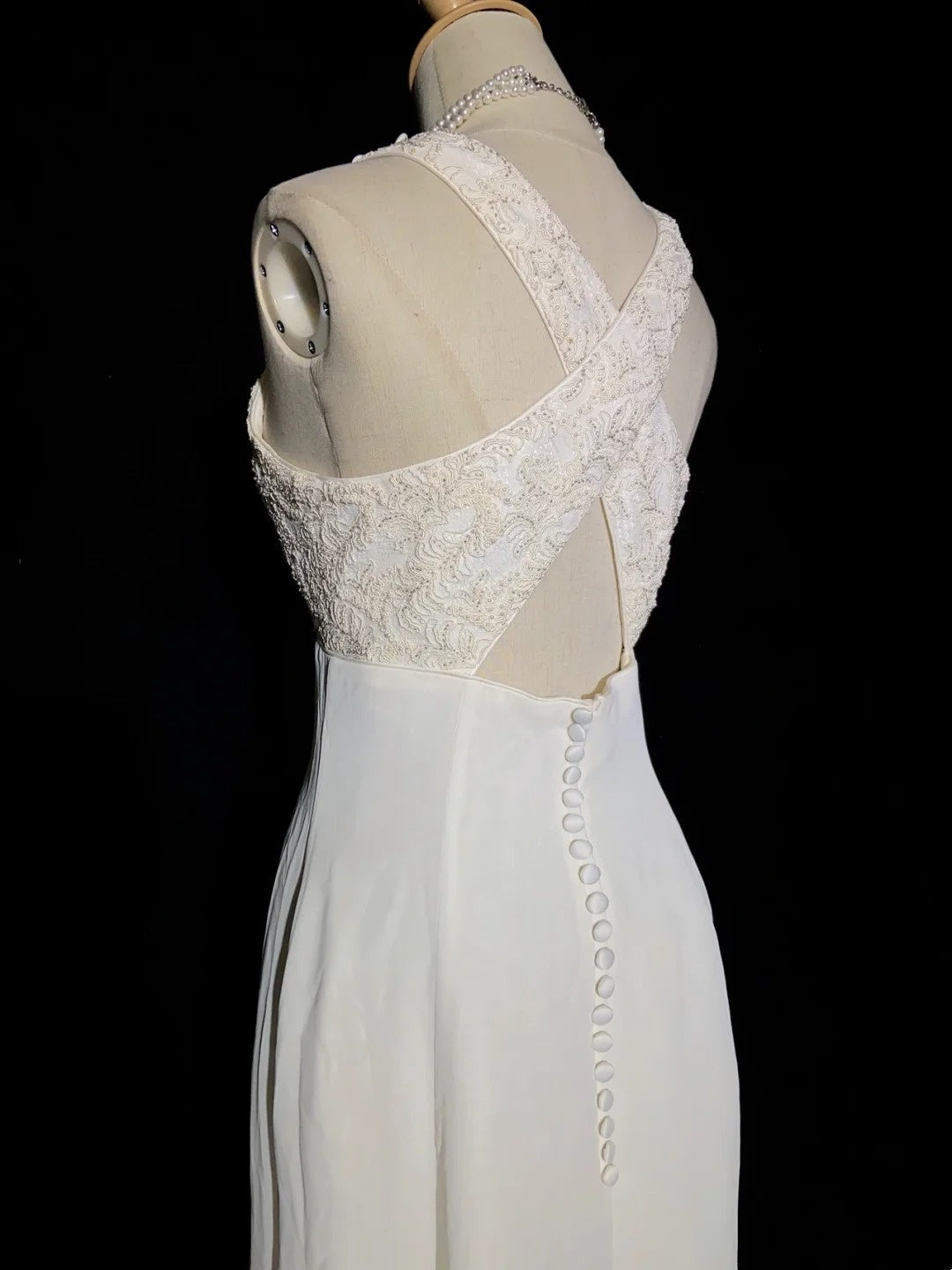 Vintage Prom Dresses Inspo A line Scoop Neck Chiffon Ombre White Yellow With Lace For Women Formal Dress N3253