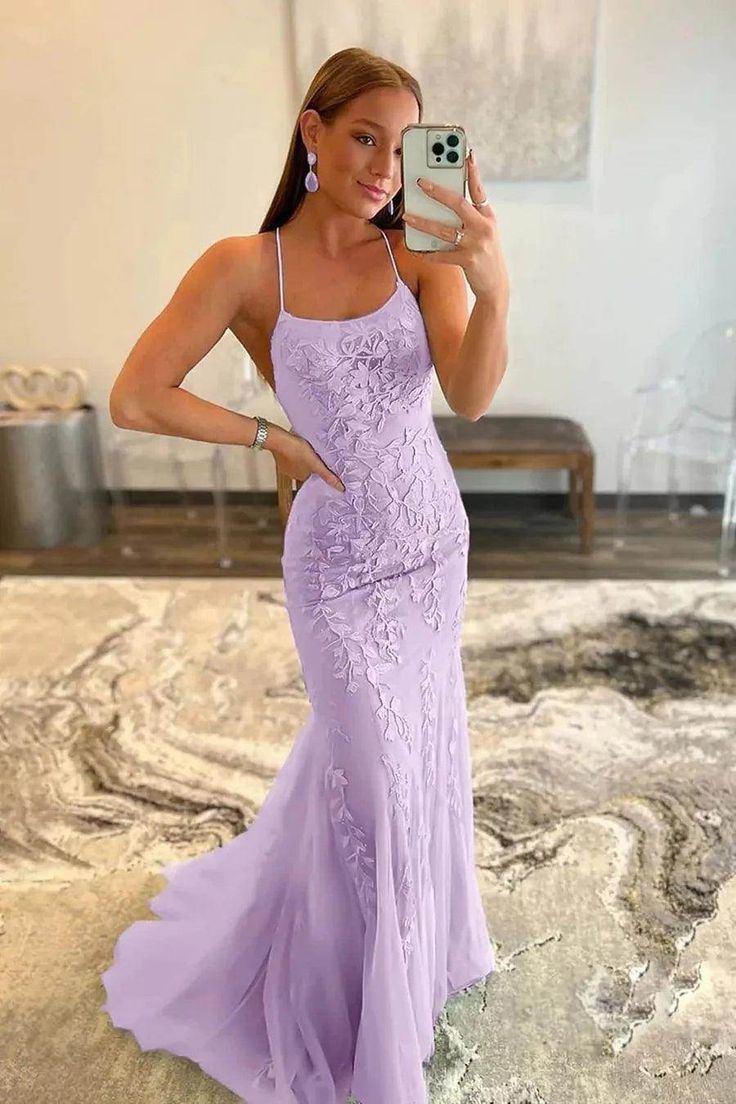 Elegant Sheath-Column Floor Length Tulle Backless Long Prom Dress Party Dresses Online AB1689