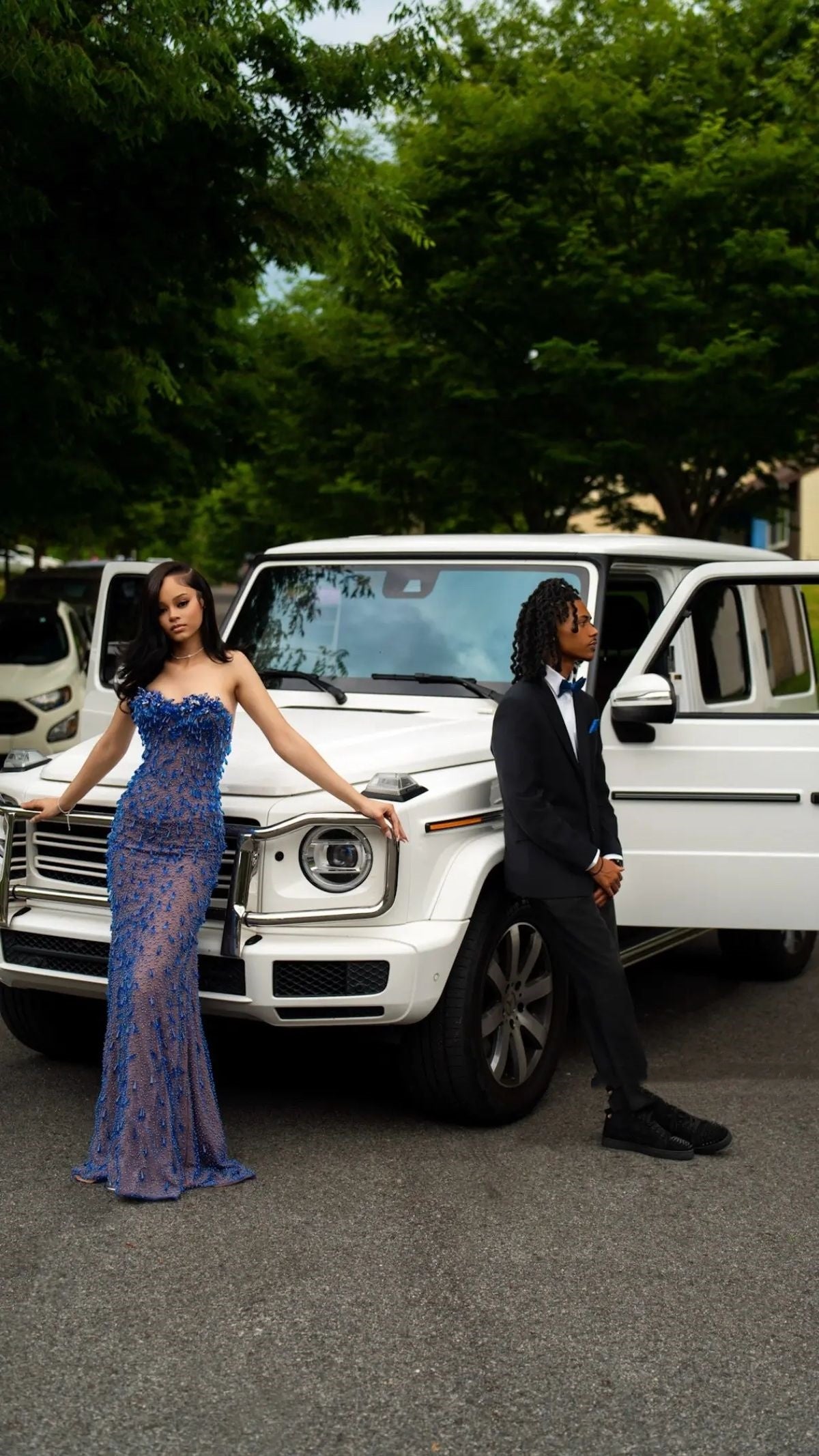 Modest Senior Prom Dresses High Schools Inspiration Mermaid Sweetheart Royal Blue For Black Girls Semi Formal Grad Long Prom Dress For Teens AB1988
