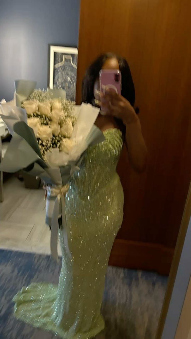Modest Senior Prom Dresses High Schools Inspiration Mermaid Sweetheart Mint Green Sequin With Slit Semi Formal Grad Long Prom Dress For Teens AB1980