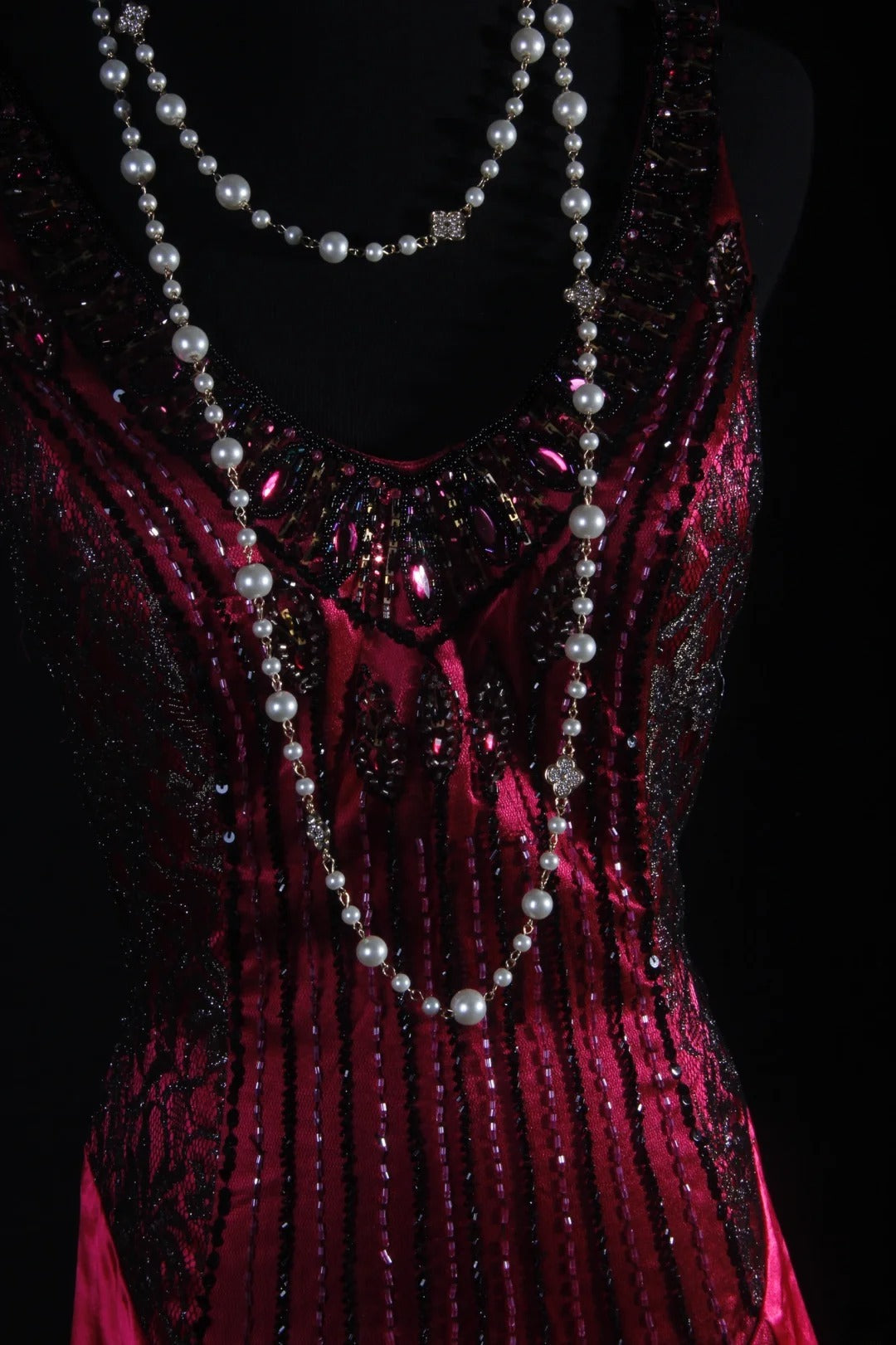 Retro Vintage 1960s Formal Mermaid V Neck Fashion Hot Pink Satin With Beads Sleeveless Long Prom Dresses Party Formal Gowns AS113