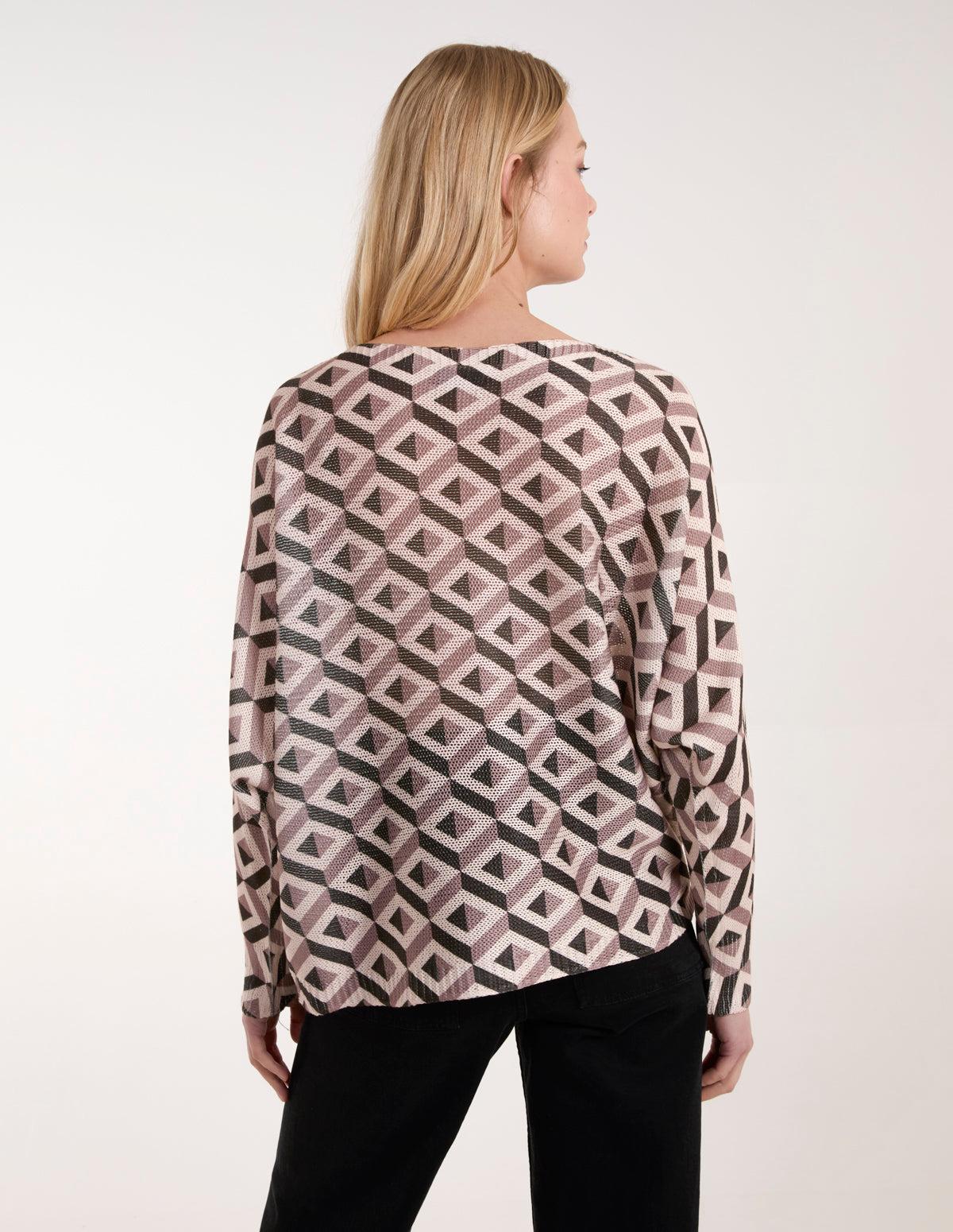 Geometric Print Top