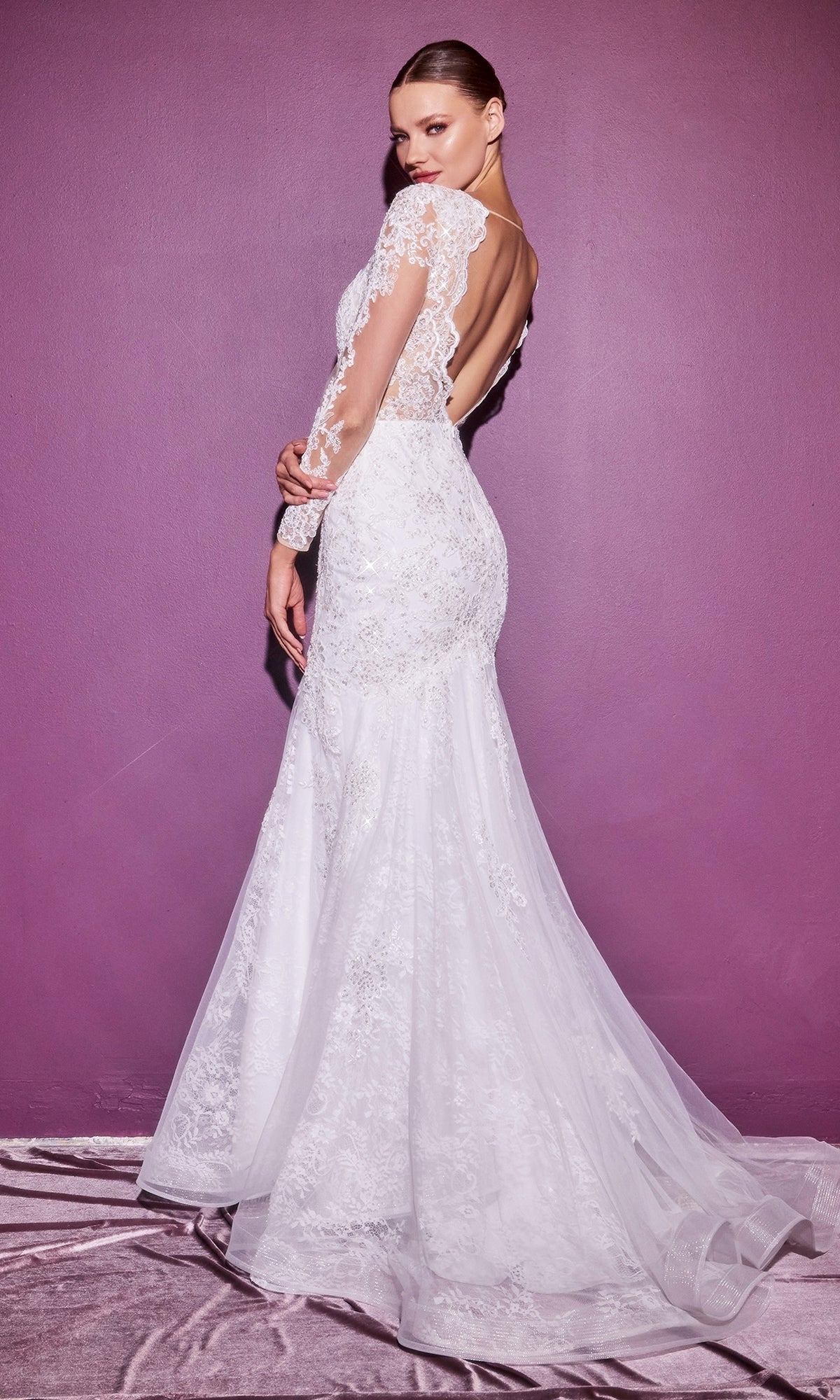 Long Formal Dress CD951W by Ladivine