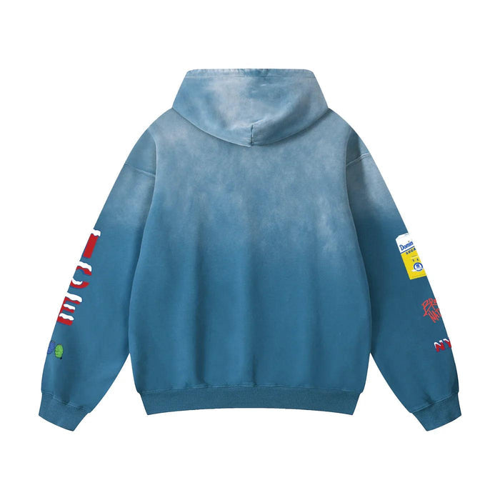 Bodega Essentials Heavyweight Sunfade Oversized Hoodie
