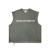 Bronx Art Director Distressed Grommet Eyelet Tank Top by Bronx Native for New York summer