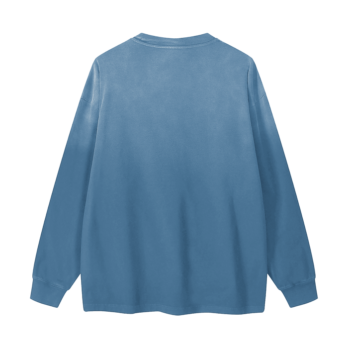 Bronx Spring 96' Notebook Gradient Washed Long Sleeve T-Shirt by Bronx Native for New York summer