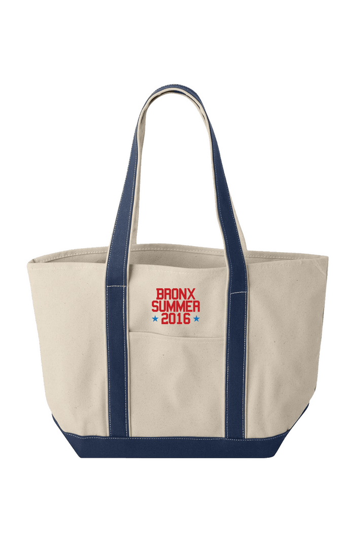 Bronx Summer 2016 Heavyweight Resort Tote Structured Canvas