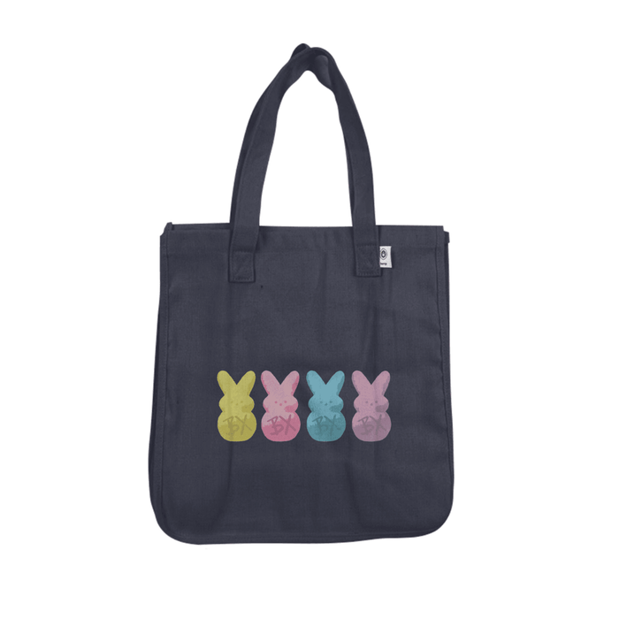 BX Bunnies Clean Cut Cotton & Hemp Market Tote by Bronx Native for New York summer