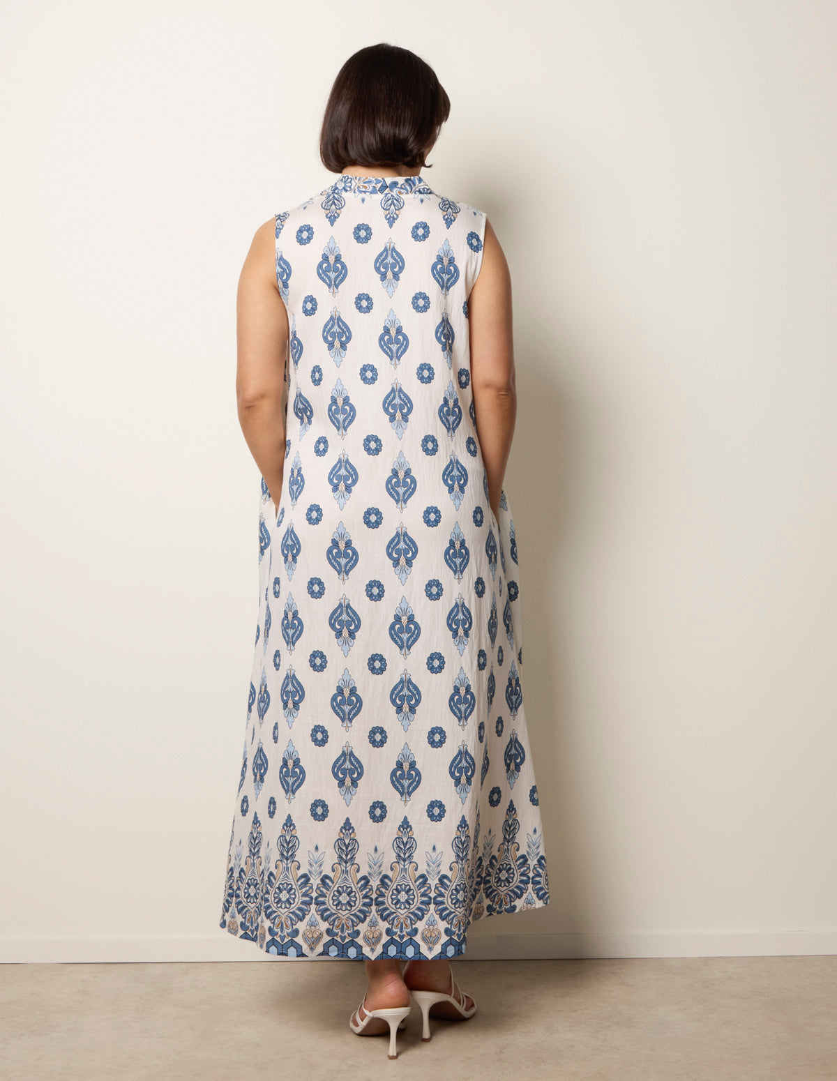 Floral Print A Line Dress