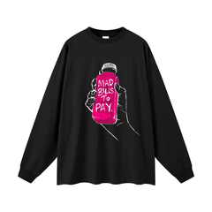 Mad Bills to Pay x BXN Oversized Unisex Long Sleeve Tee (Lim. Ed. Drop)