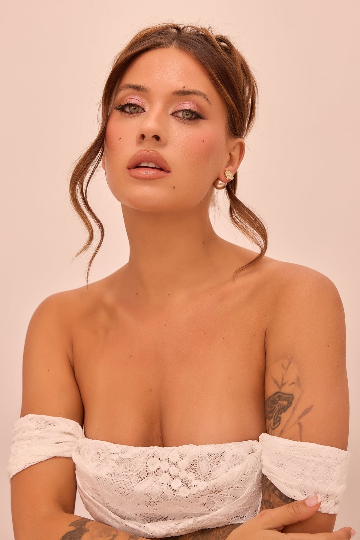 Solenne Earrings - Champagne