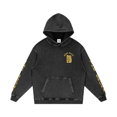 The Bronx Day Lily Snow Washed Loose Cotton Hoodie by Bronx Native for New York summer