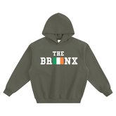 The Bronx Irish Flag St. Patty's Exclusive Fleeced Boxy Hoodie by Bronx Native for New York summer