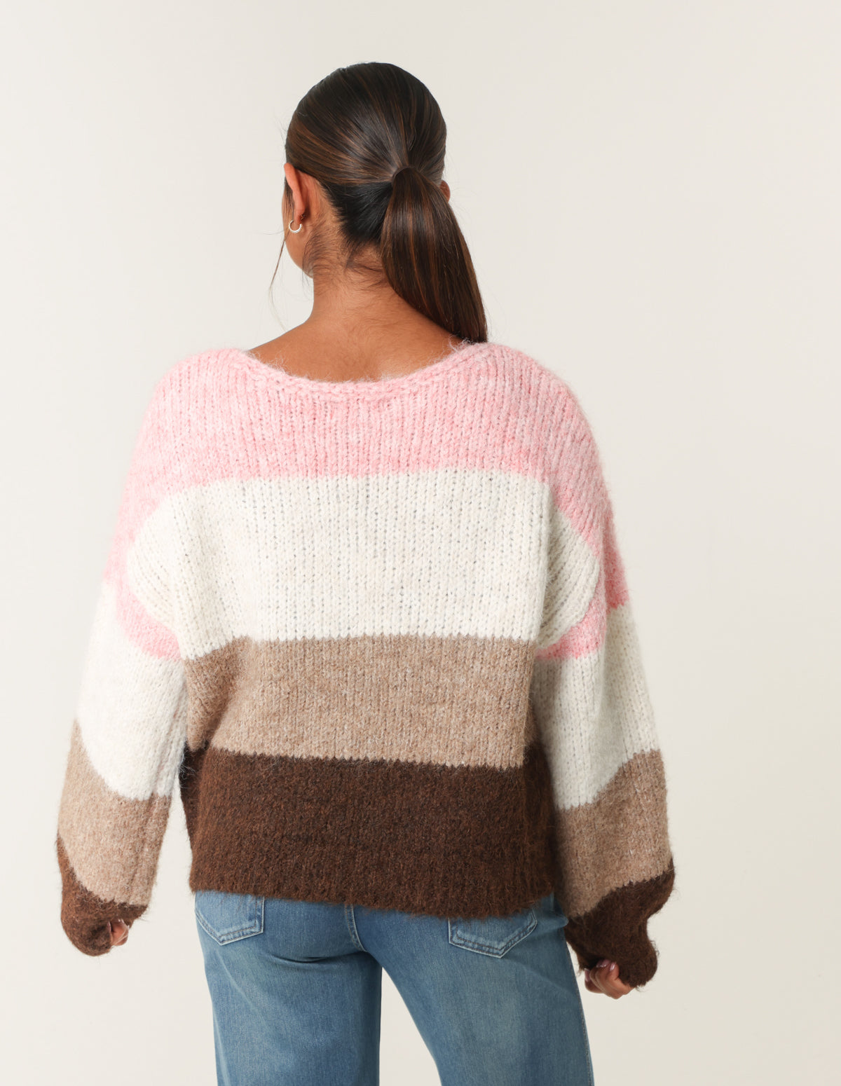 Multi Stripe Knit Jumper