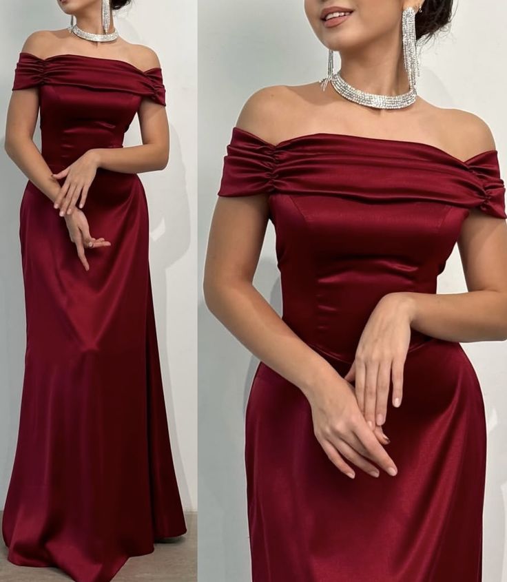 Sexy Mermaid Off The Shoulder Red Formal Gown 23rd Birthday Dress Evening Dress Ideas 20th Birthday Outfits For Women AB2002