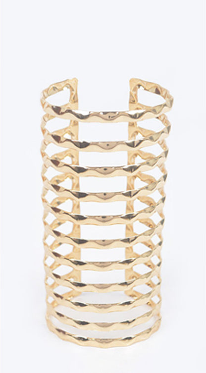 Cece Metal Cuff Bracelet - Gold