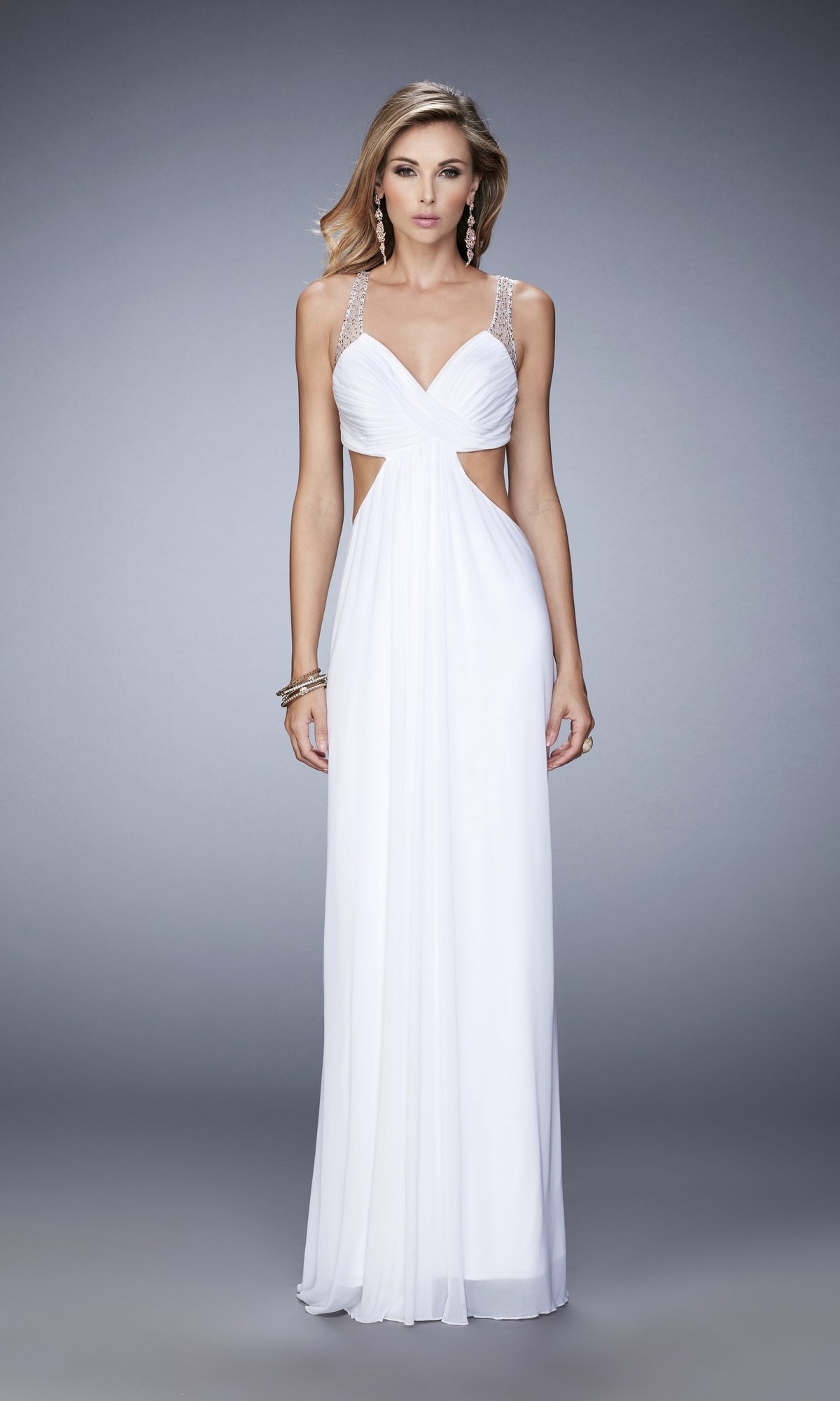 Long Formal La Femme Dress 22729