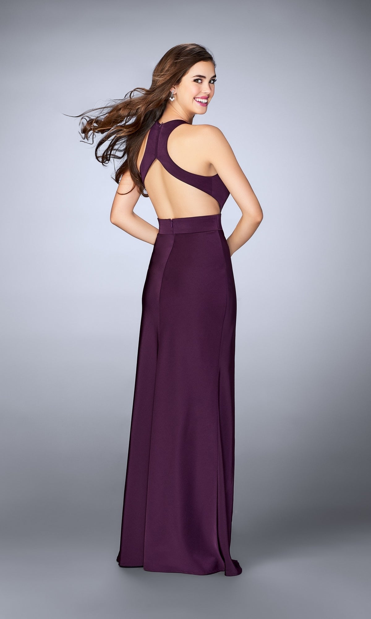 Long Formal La Femme Dress 23655