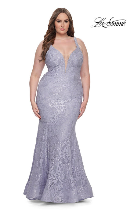La Femme 31118 Plus-Size Formal Prom Dress