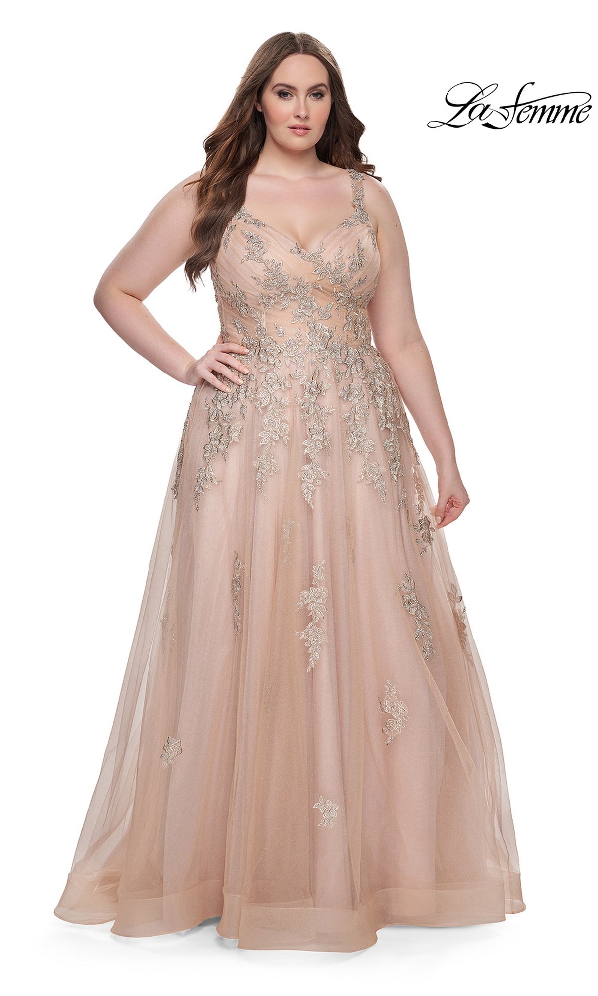La Femme 31383 Formal Plus-Size Prom Dress