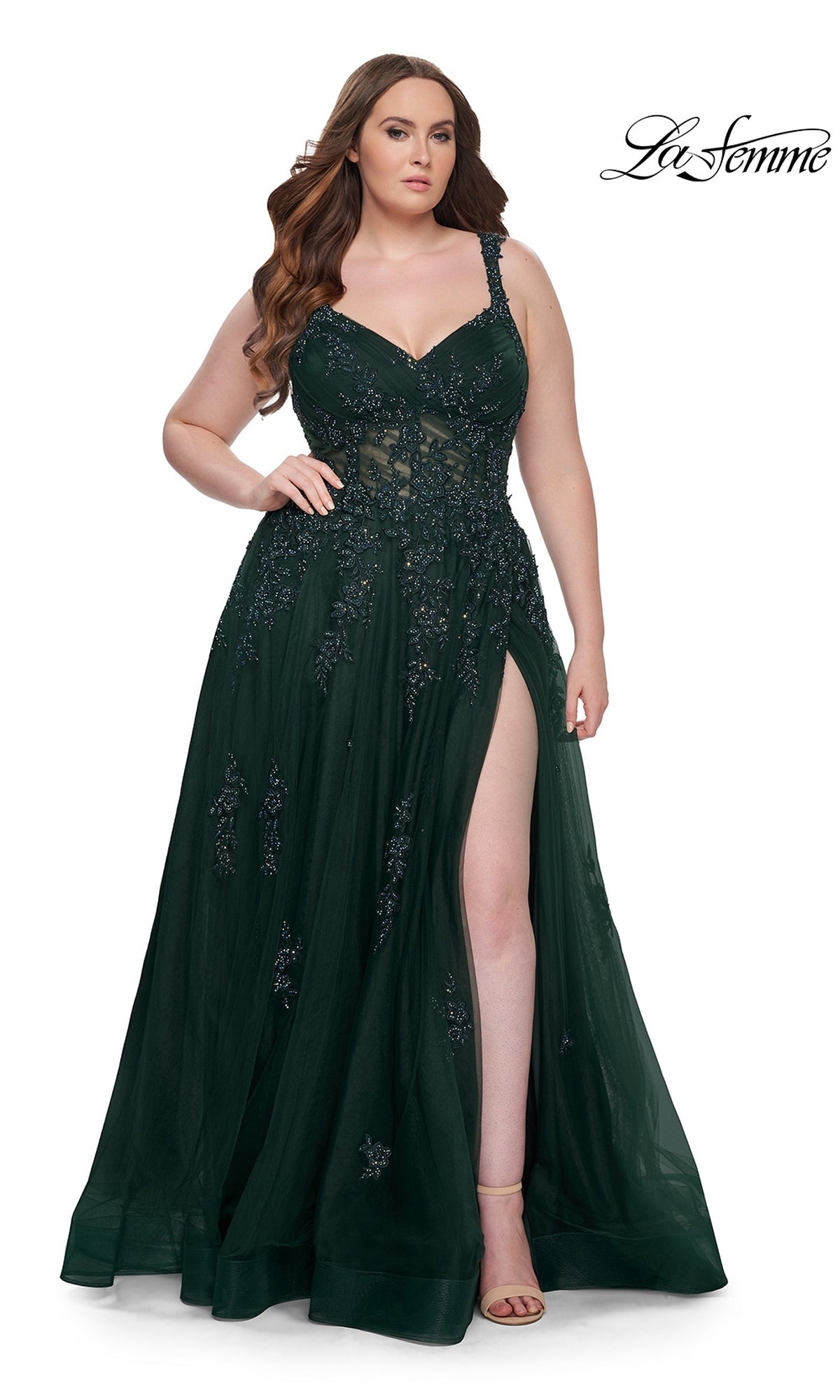 La Femme 31383 Formal Plus-Size Prom Dress
