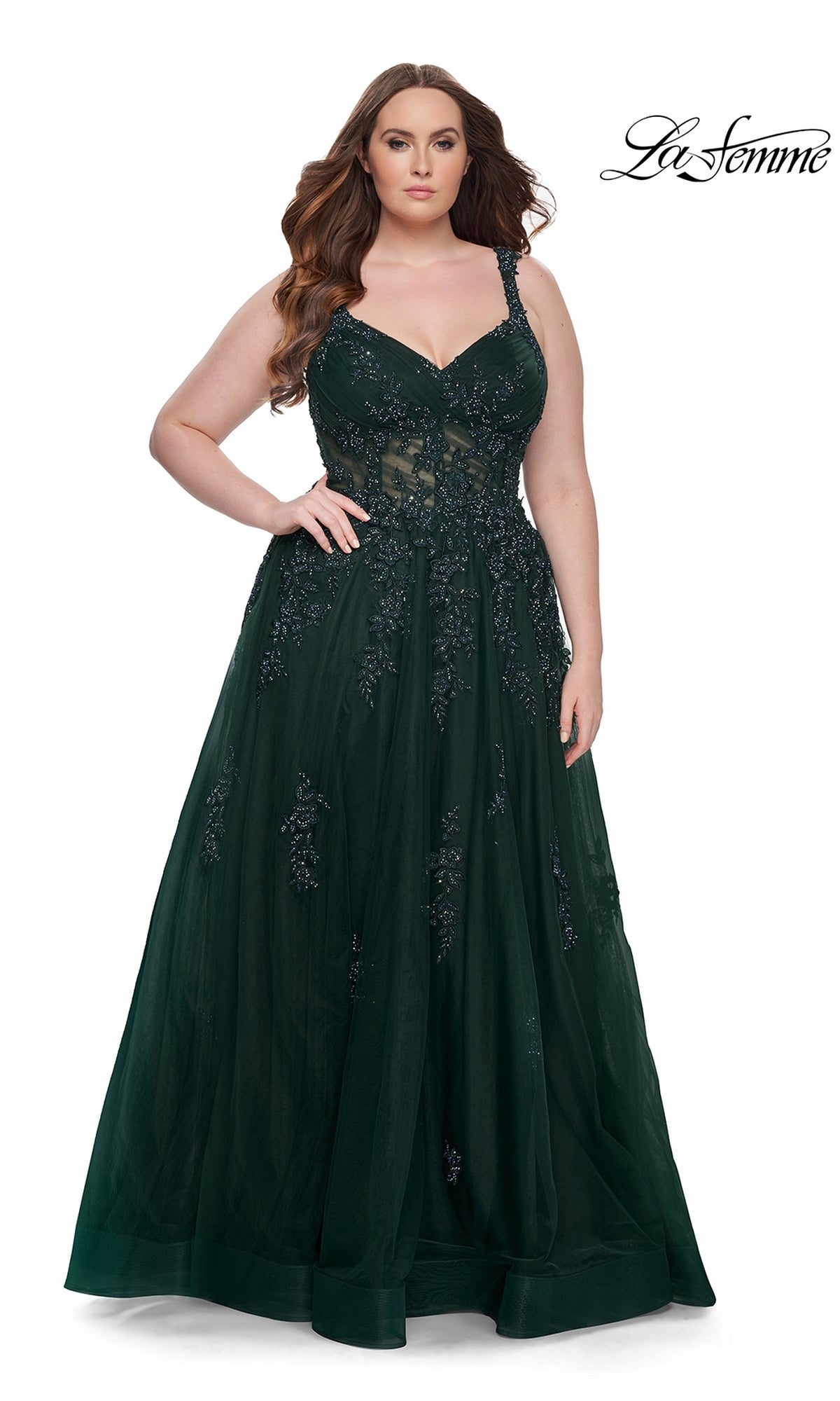 La Femme 31383 Formal Plus-Size Prom Dress