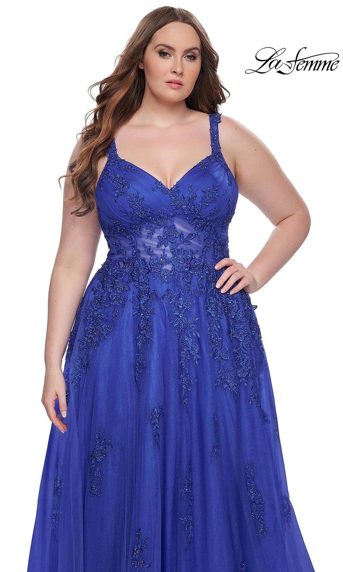 La Femme 31383 Formal Plus-Size Prom Dress
