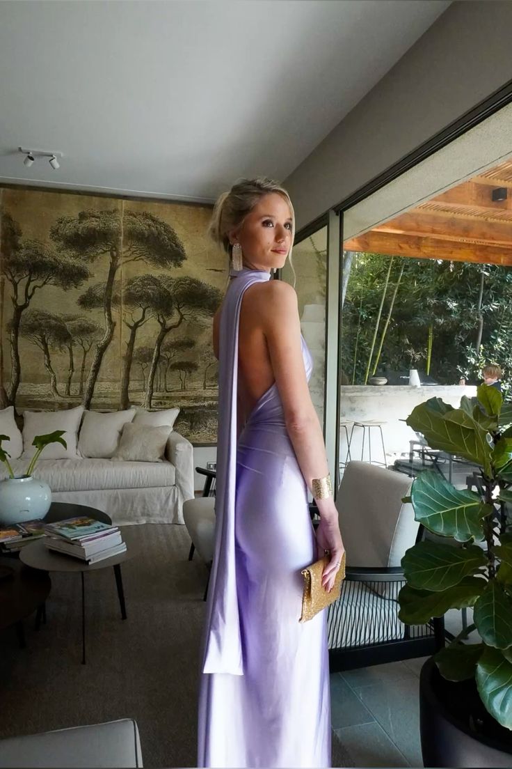 Cute Mermaid One Shoulder Lilac Sleeveless Long Formal Dress Gown 21st Birthday Prom Dresses N2399