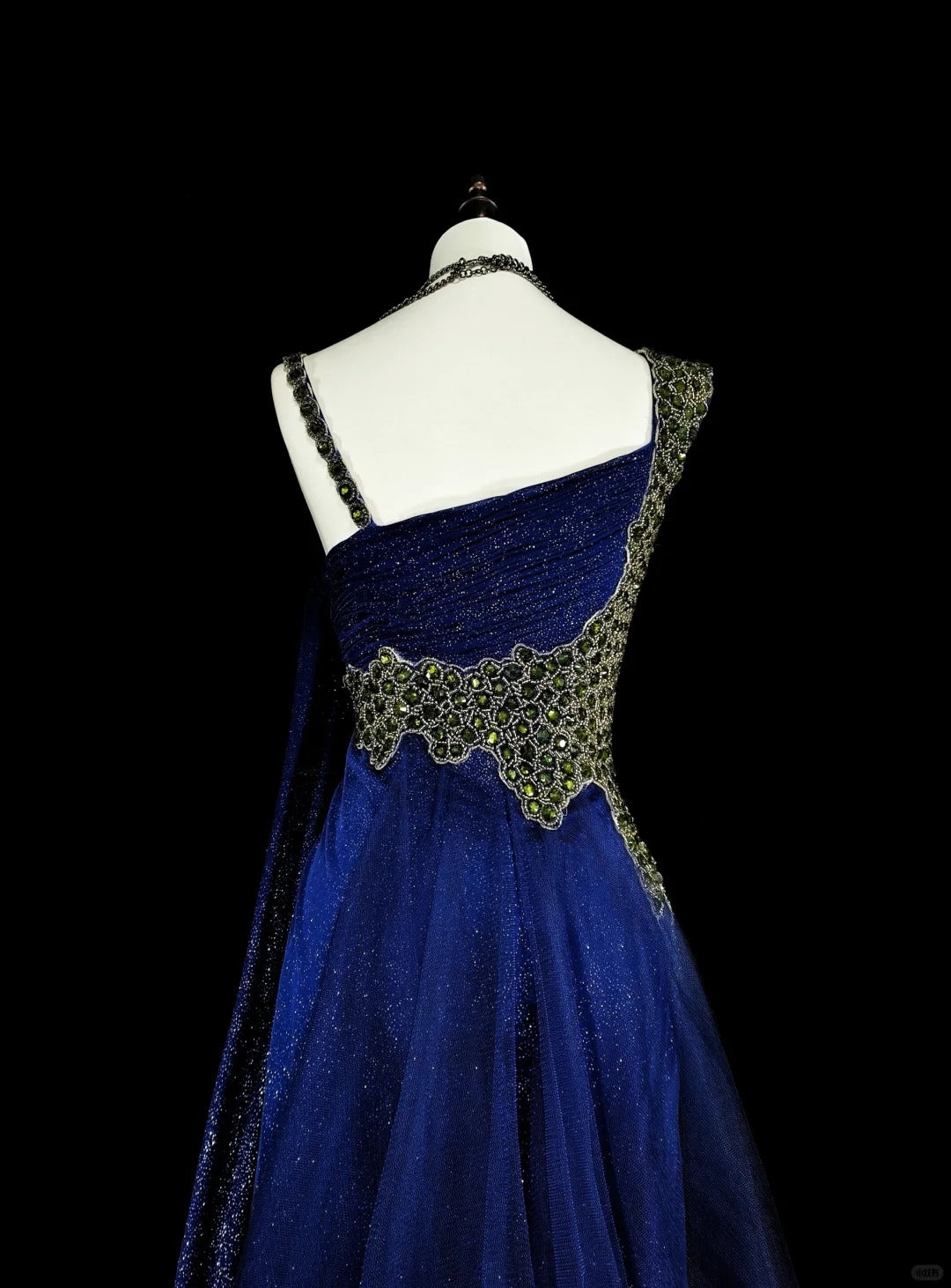 Modest Mermaid Royal Blue Sequins Women With Beadings Long Prom Gown Party Wear Dresses N1850