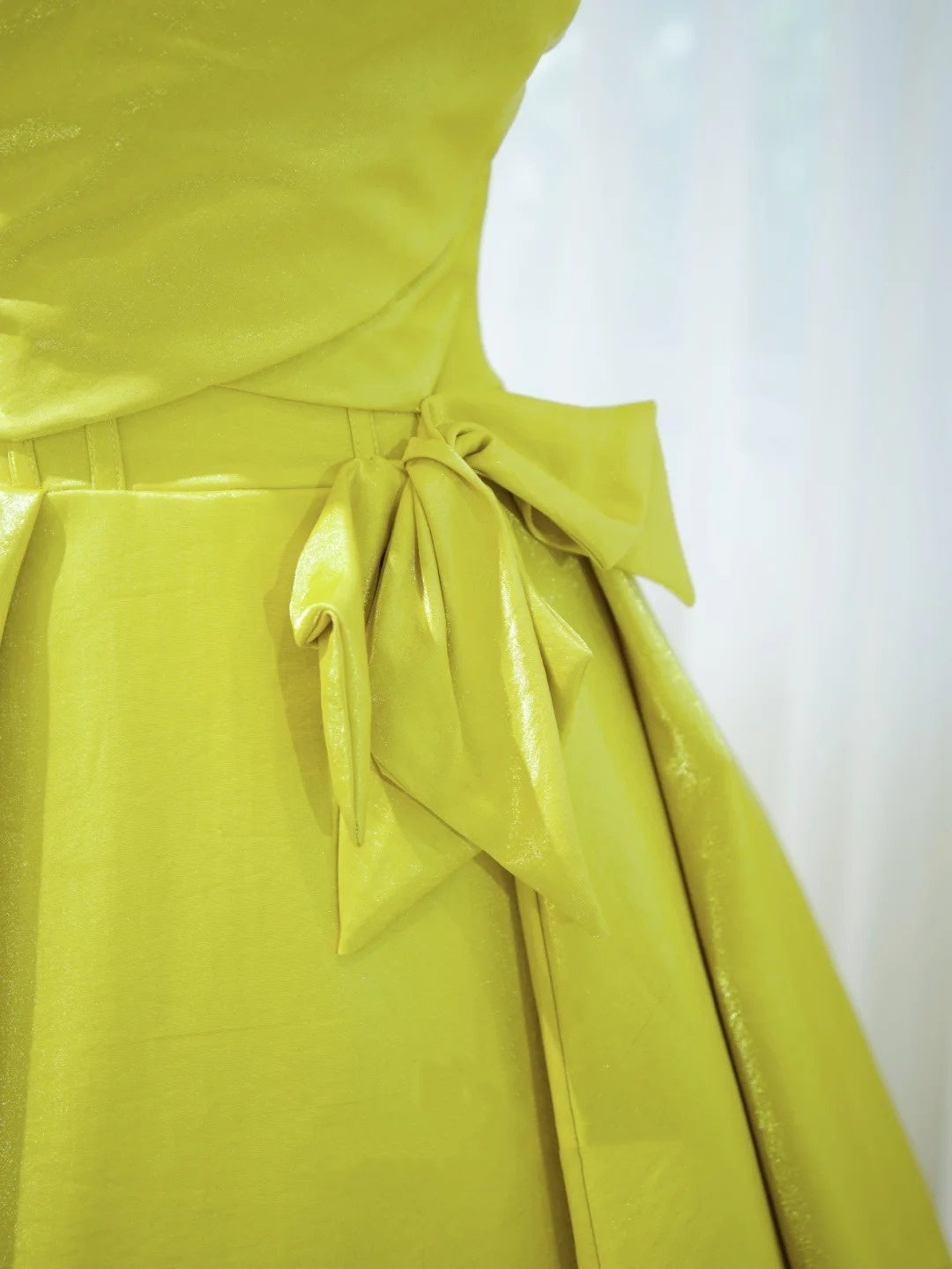 Beautiful Prom Dresses Ball Gown Sweetheart Green Satin With Ruffle Long Formal Gown N2931
