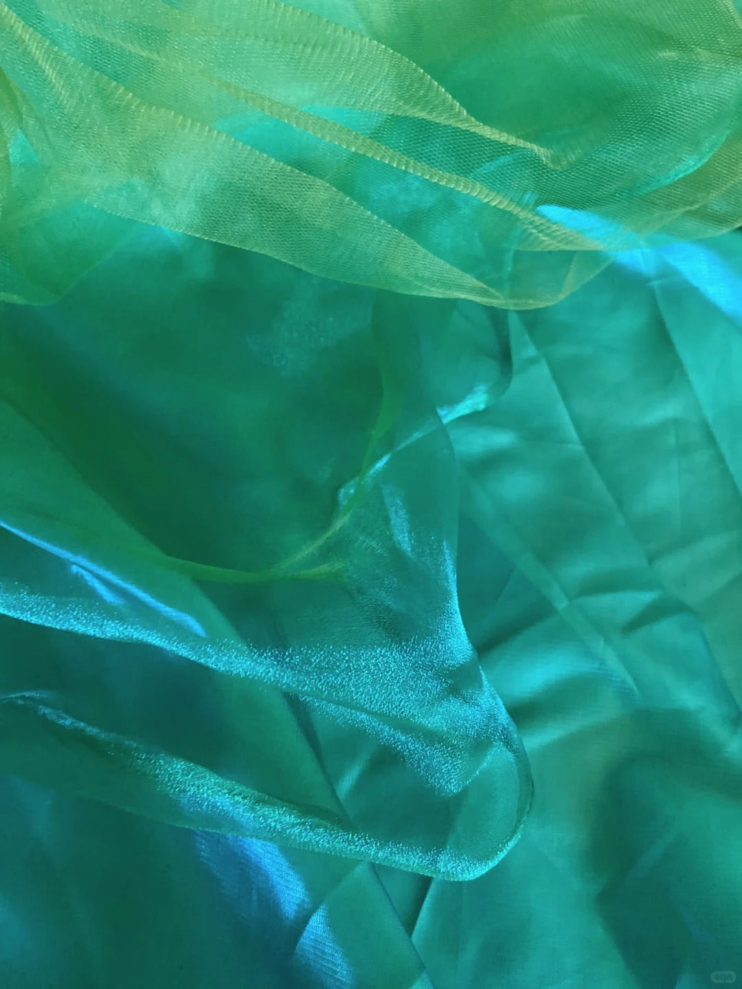 Elegant Prom Dresses Mermaid Spaghetti Strap Green Tulle With Flowers Floor Length Formal Evening Outfits N3490