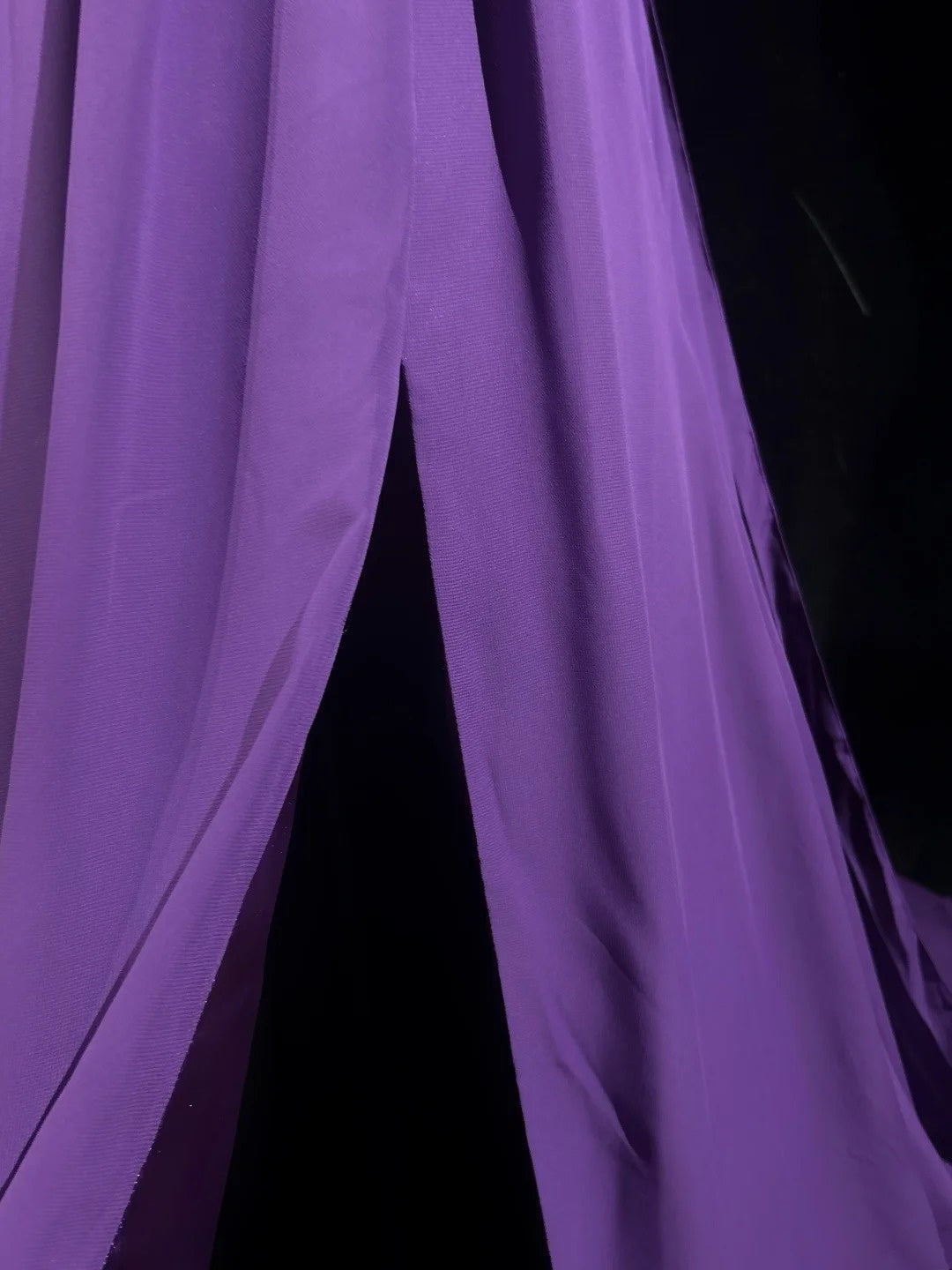 Vintage Prom Dresses A line One Shoulder Purple Chiffon 80s With Beaded Long Formal Evening Outfits N3889