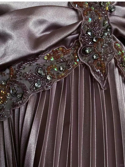 Vintage Prom Dresses 80s Mermaid Halter Pink Satin With Ruffled Long Evening Outfits N3452