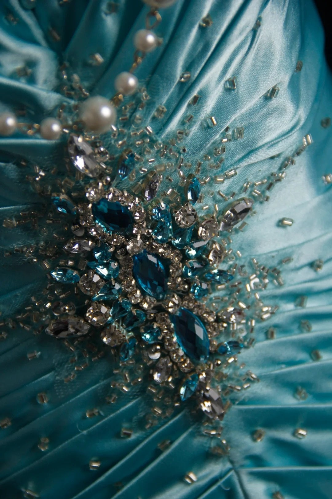 Vintage Mermaid Sweetheart Blue Satin Sleeveless Summer Formal For Women Girls Teens Prom Dresses N2247