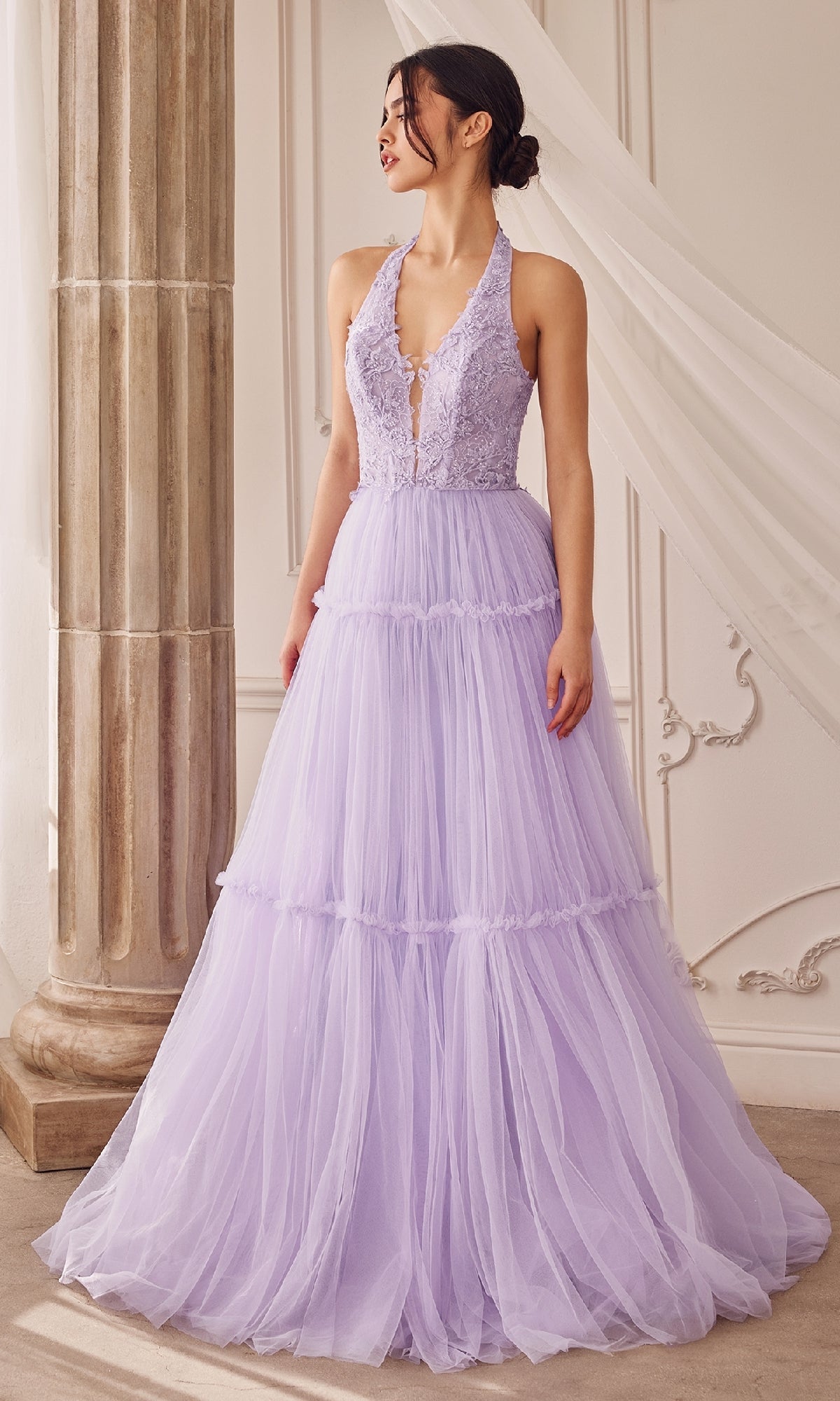 Andrea & Leo Long Formal Dress A1206