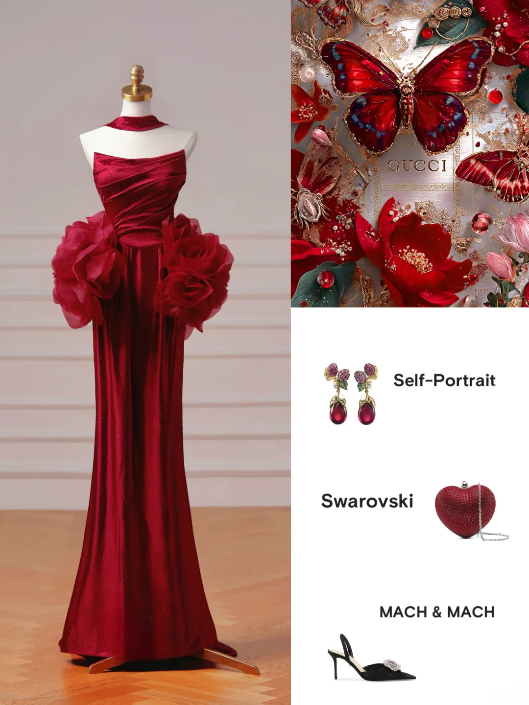 Chic Prom Dresses Aesthetic Mermaid Strapless Burgundy With Pleated Inspiration Impress Long Party Formal Gown For Teenagers High Schools AQ004