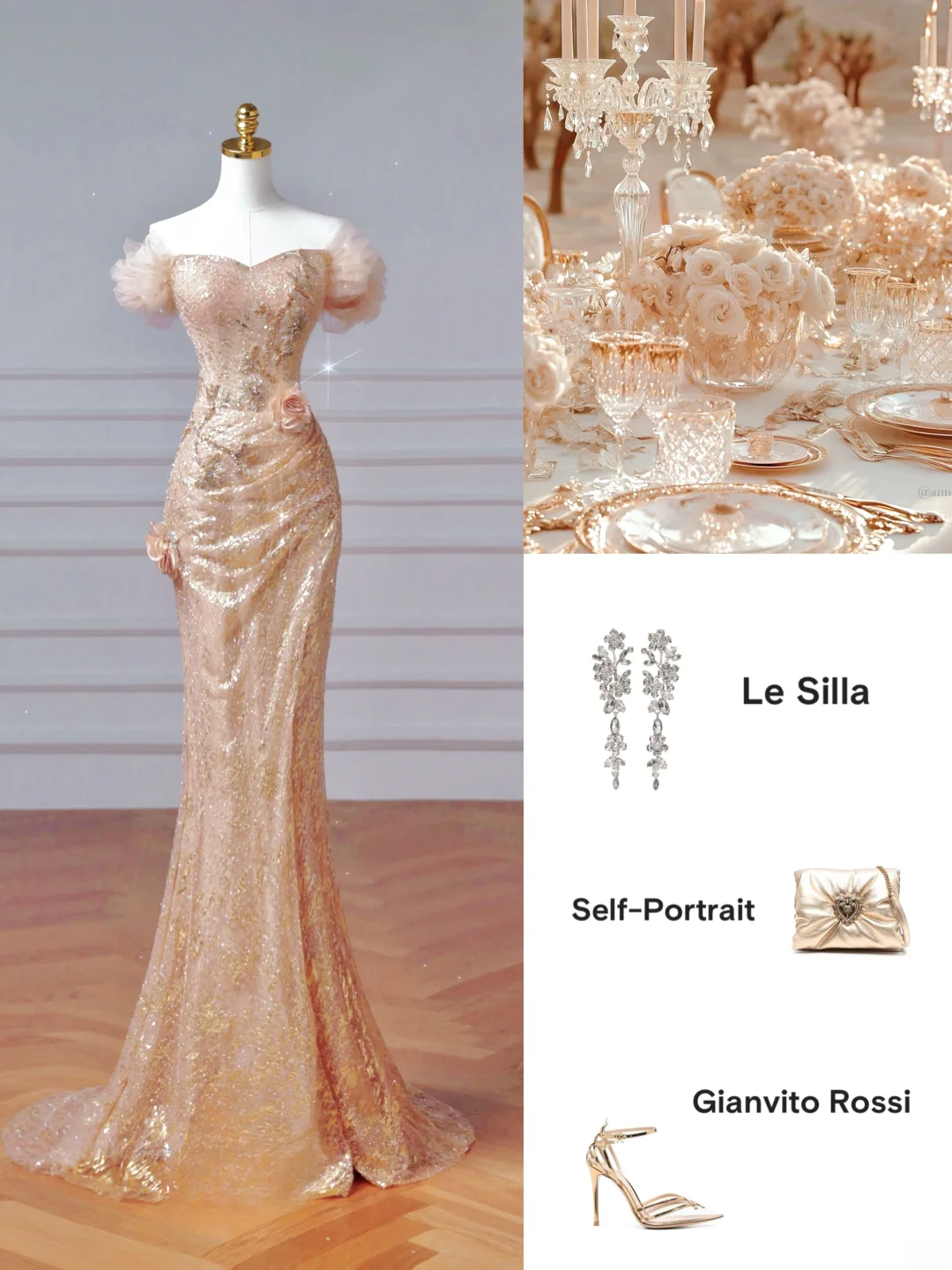 Sparkly Mermaid Off The Shoulder Blush Pink With Sleeves Long Formal Prom Dresses Night Outfits Party Gowns AQ065
