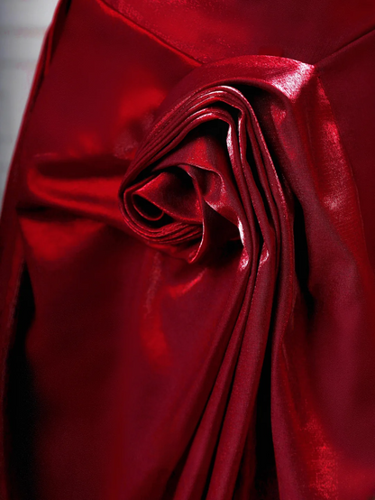Elegant Ball Gown Off The Shoulder Burgundy Wine Red Long Formal Fancy Prom Evening Dress Dinner Outfits Party Gowns AQ093