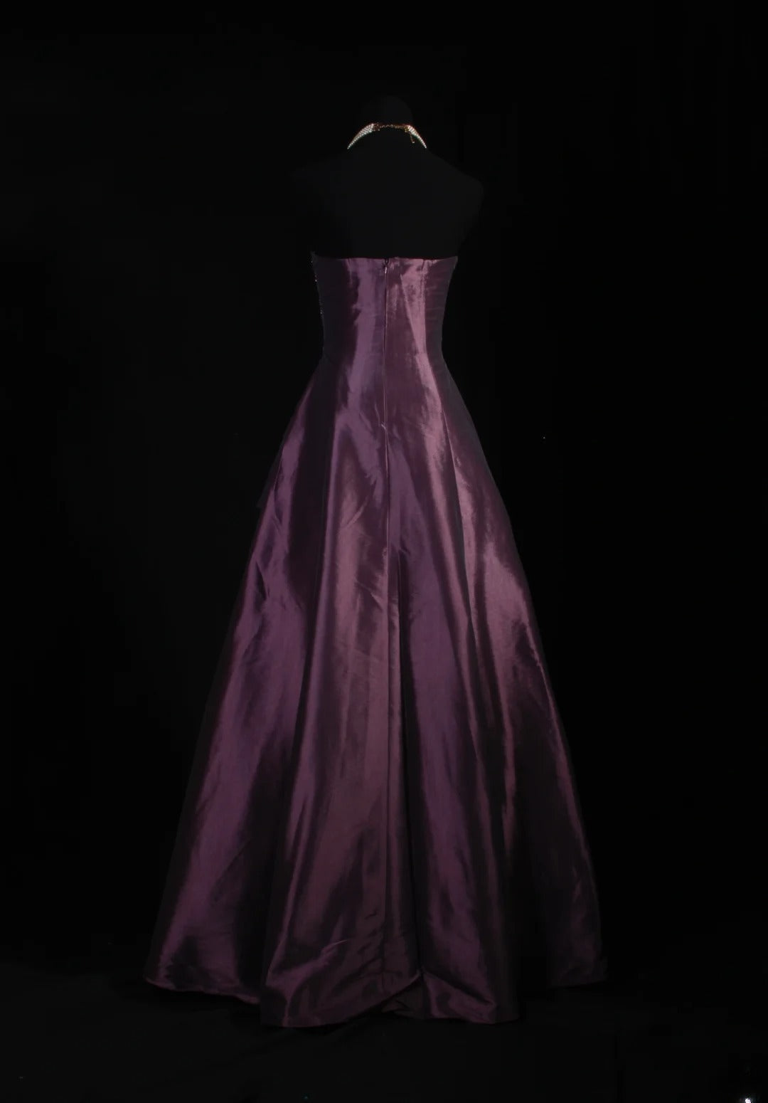 Vintage Ball Gowns Prom Dress Aesthetic Strapless Dusty Purple 1950s Long Prom Dresses Party Semi Formal Gowns AS162