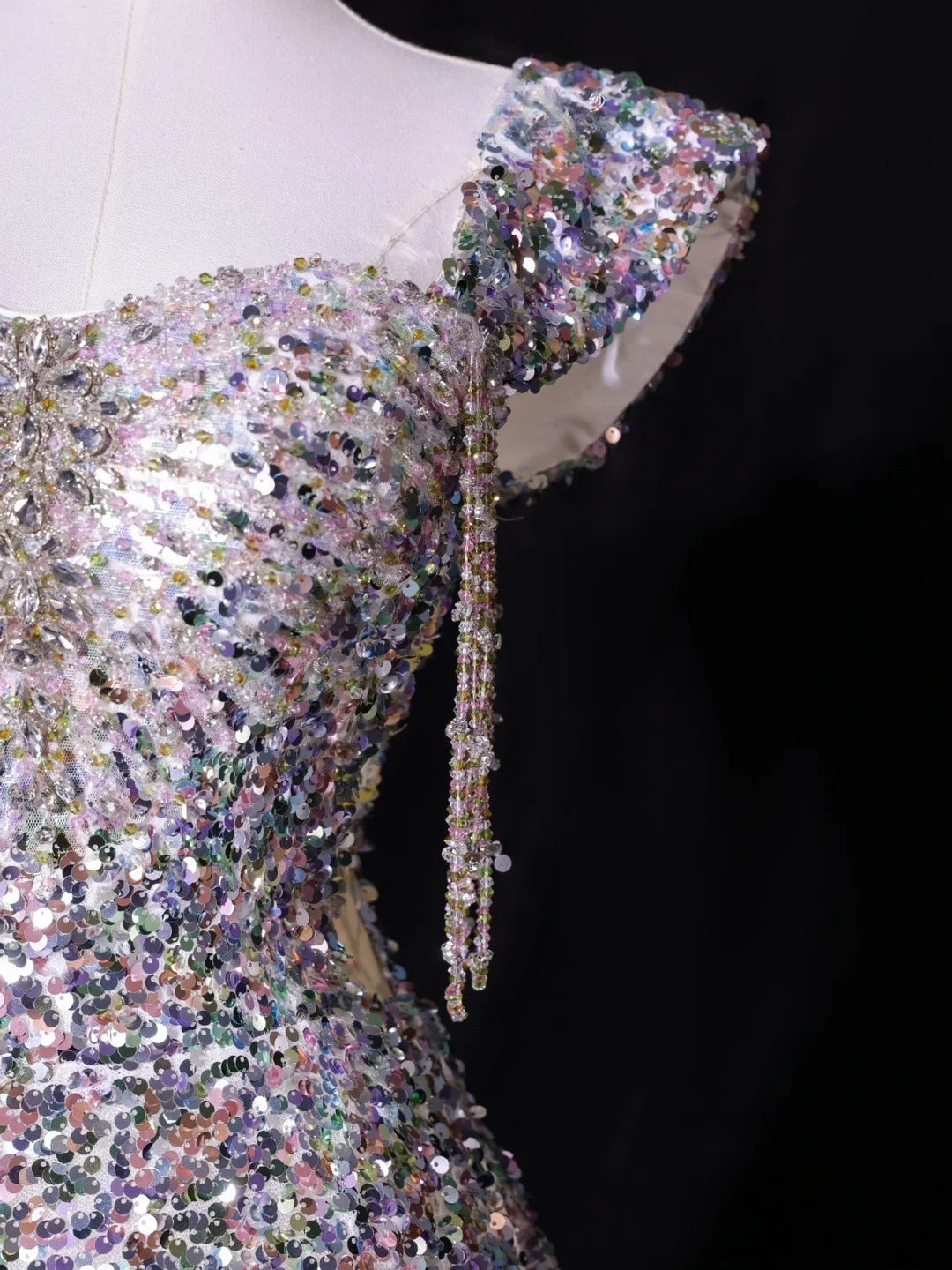 Classy Ball Gown Sweetheart Silver Gray Sequins Long Inspo For Women Girls Formal Party Gowns Long Formal Prom Dresses AS415