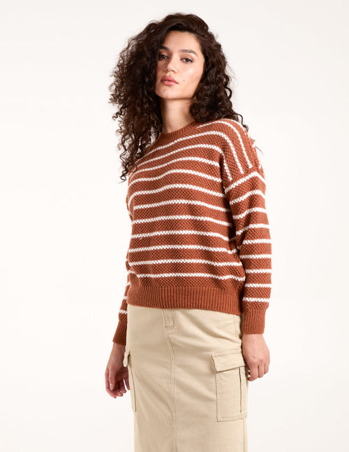 Textured Stripe Jumper