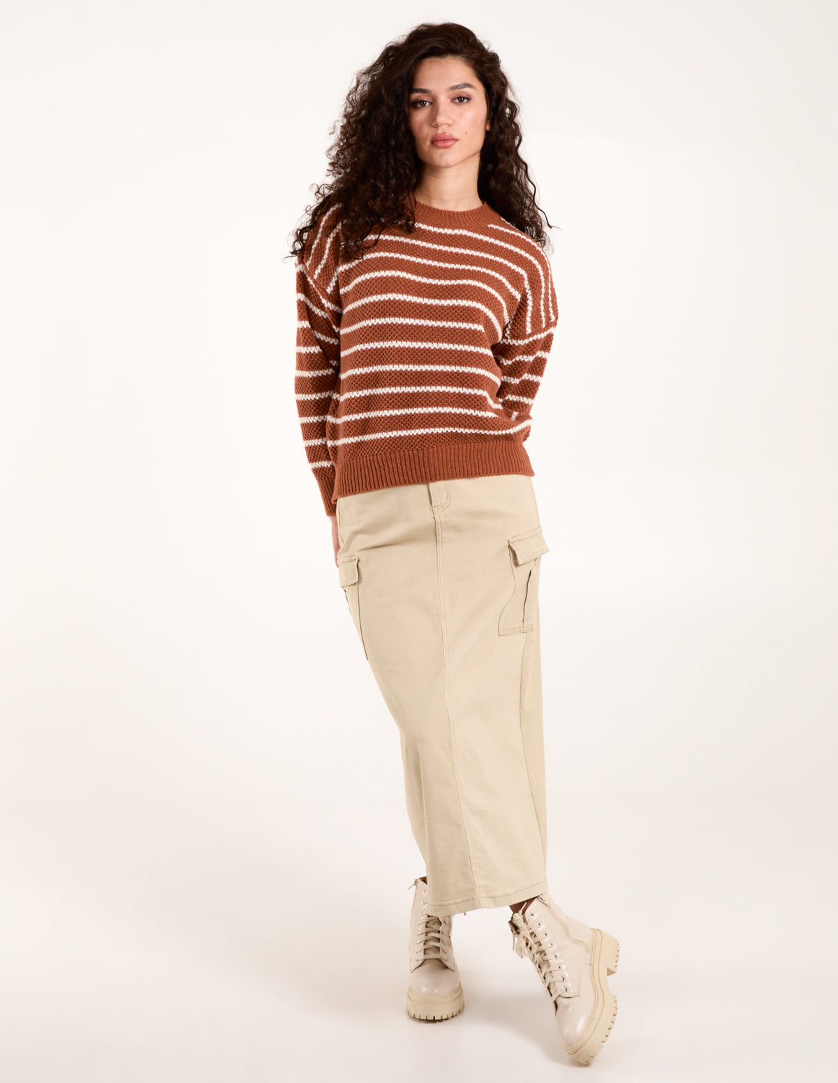 Textured Stripe Jumper