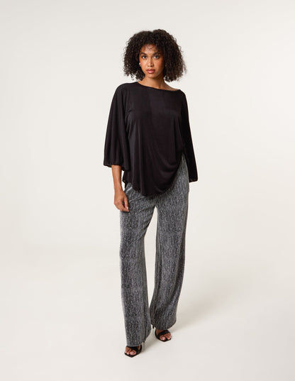 Rhinestone Detailed Trousers